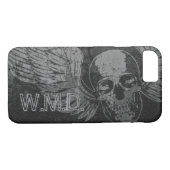 Aile crâne dérangé iPhone 7 Coque (Dos (Horizontal))