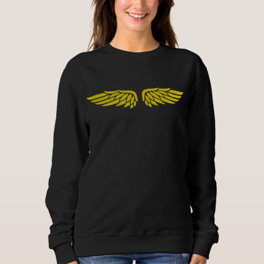 Aile d'aigle dorée Sweatshirt l Femme (Devant)