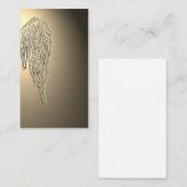 Aile d'ange, cartes de visite psychiques (Devant / Derrière)