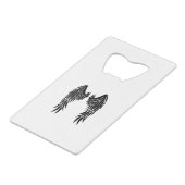 Aile d'angle de tatouage Monogramme (Dos Angle)