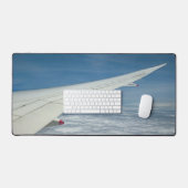 Aile D'Avion À Travers La Fenêtre Vue Ciel Nuages (Clavier et souris)