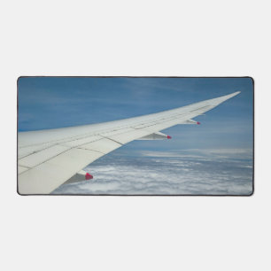 Aile D'Avion À Travers La Fenêtre Vue Ciel Nuages