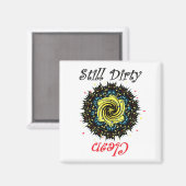 Aile papillon Magnet de lave-vaisselle Abstraite (Recto/Verso)