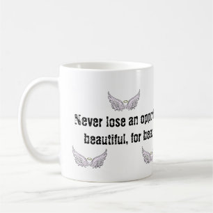 Ailes anges personnalisables tasse de café