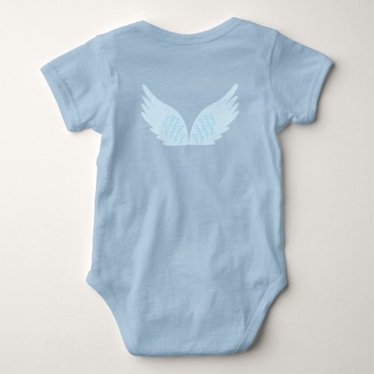 Ailes - Body bébé jersey (Dos)