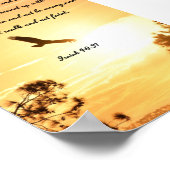 Ailes Comme Aigles - Poster d'Isaïe - Versets de l (Coin)