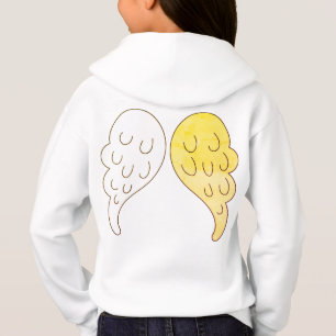 Ailes d'ange mignonnes sourire Halo Emoji avant