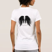 AILES D'ANGE NOIR Retour Monogramme T-shirt (Dos)