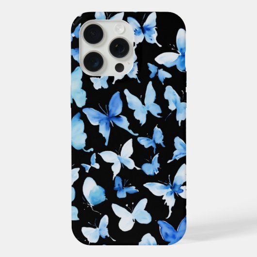 Ailes de bleu : Conception gracieuse de papillon" (Verso)