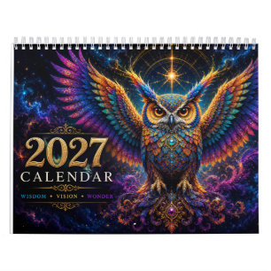 Ailes de Couleur : Le Calendrier 2027 de la Chouet