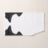Ailes de l'Ange Noir Falln (Serviette à main)
