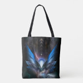 Ailes De Lumière Imprimées Sur Tout Le Sac fourre- (Dos)