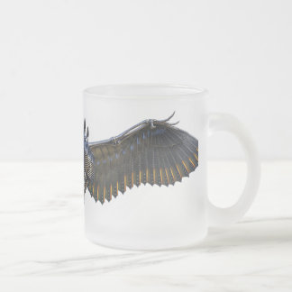 Ailes de tasse en verre givré d'anarchie