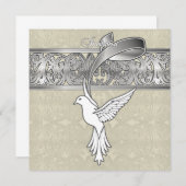 Ailes D'Une Invitation De Colombe (Devant / Derrière)