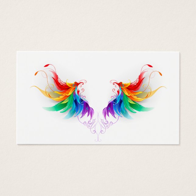 Ailes fluffy arc-en-ciel (Devant)