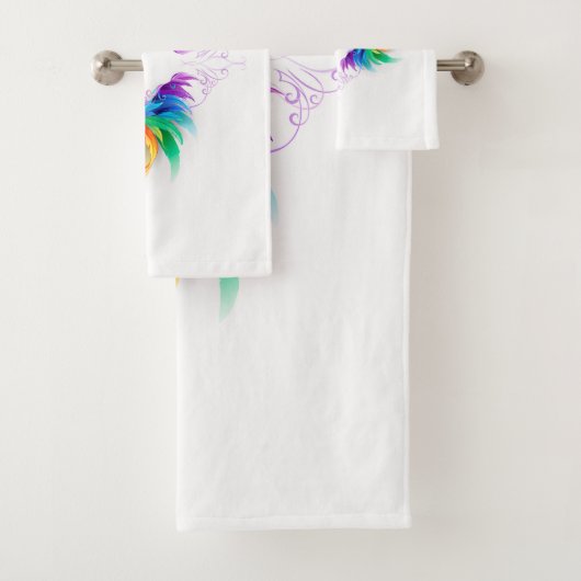 Ailes fluffy arc-en-ciel (En situation)