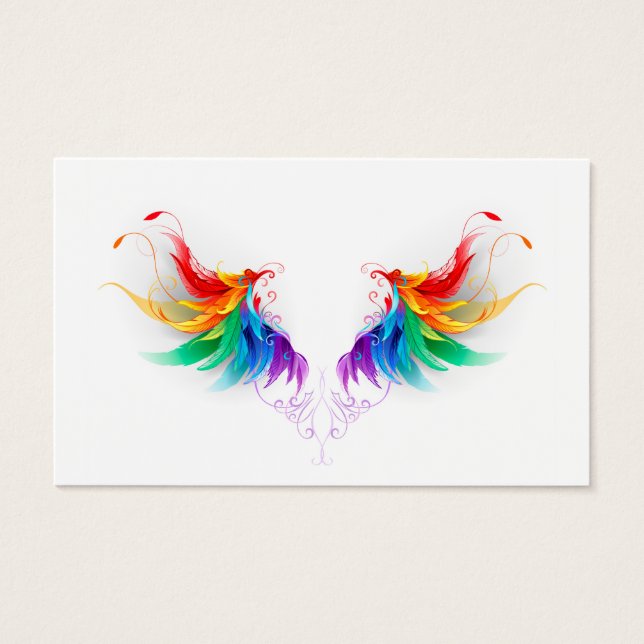Ailes fluffy arc-en-ciel (Devant)