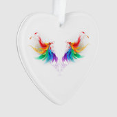 Ailes fluffy arc-en-ciel (devant)