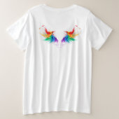 Ailes fluffy arc-en-ciel (Design dos)