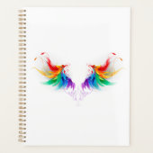 Ailes fluffy arc-en-ciel (Devant)