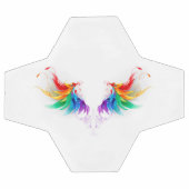 Ailes fluffy arc-en-ciel (Plat)