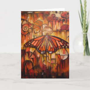 Ailes naissantes d'automne - carte de voeux