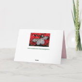 ailes papillon carte de voeux (Dos)