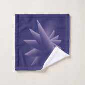 Ailes violettes (Gant de toilette)