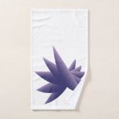 Ailes violettes nb (Serviette à main)