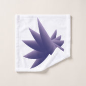 Ailes violettes nb (Gant de toilette)