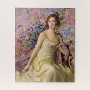 Ailsa Villard Flowers Roze Bubble gum Legpuzzel