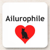 Ailurophile Bier Onderzetter (Voorkant)
