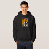Aim Big Blockchain Crypto Currency Bitcoin Hoodie (Voorkant volledig)