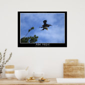 AIM HIGH ~ Poster motivationnel (Cuisine)