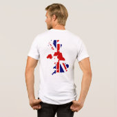 Aim High, Vote Lowe Statement British Map Tri-Blend Shirt (Achterkant volledig)