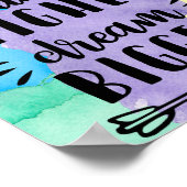 Aim Higher Dream Bigger Poster (Hoek)