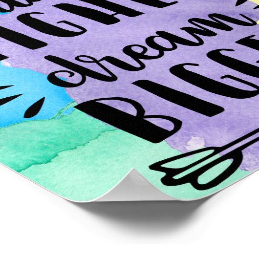 Aim Higher Dream Bigger Poster (Hoek)