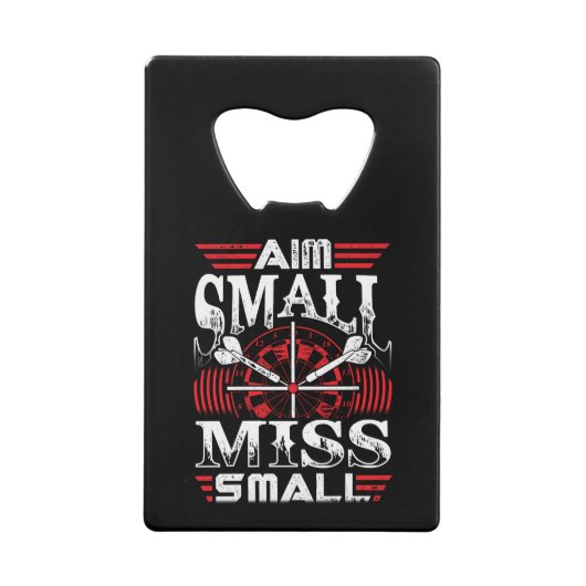 Aim Small Miss Small - Dart Player (Devant)