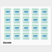 AIM-Stickers Vierkante Sticker (Vel)