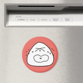 AIMANT おにぎり顔(レッド10) (In Situ (Lave-vaisselle))