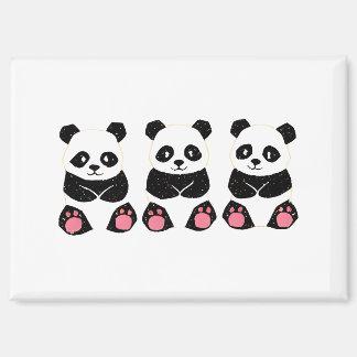 AIMANT ポップ・シンプルなデザイン☆ぱんだのマグネット