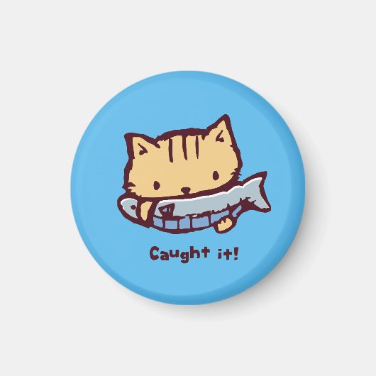 Aimant 大きなお魚ゲット!| Big Catch! Cute Kitten with a Fish (Devant)
