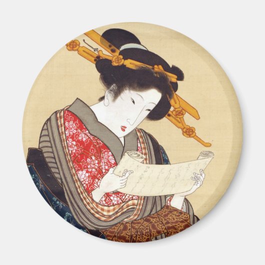 Aimant 女, 国 Femme 貞, Kunisada, Ukiyo-e (Devant)