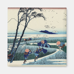 Aimant 駿 州 江 尻, 北 Voir le Mont Fuji depuis Ejiri, Hokusai