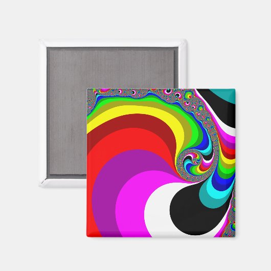 Aimant 040 Obama - Art Fractal (Recto/Verso)