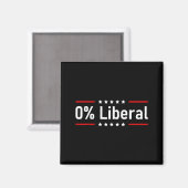 Aimant 0% libéral - Déclaration zéro pour cent (Recto/Verso)