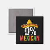 Aimant 0% mexicain cinco de mayo drôle sombrero fiesta 5 (Recto/Verso)