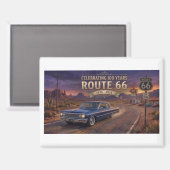Aimant 100 Ans de Route 66 (Recto/Verso)
