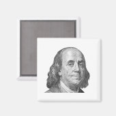 Aimant 100 dollars, Benjamin Franklin (Recto/Verso)