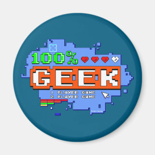 Aimant 100% Geek